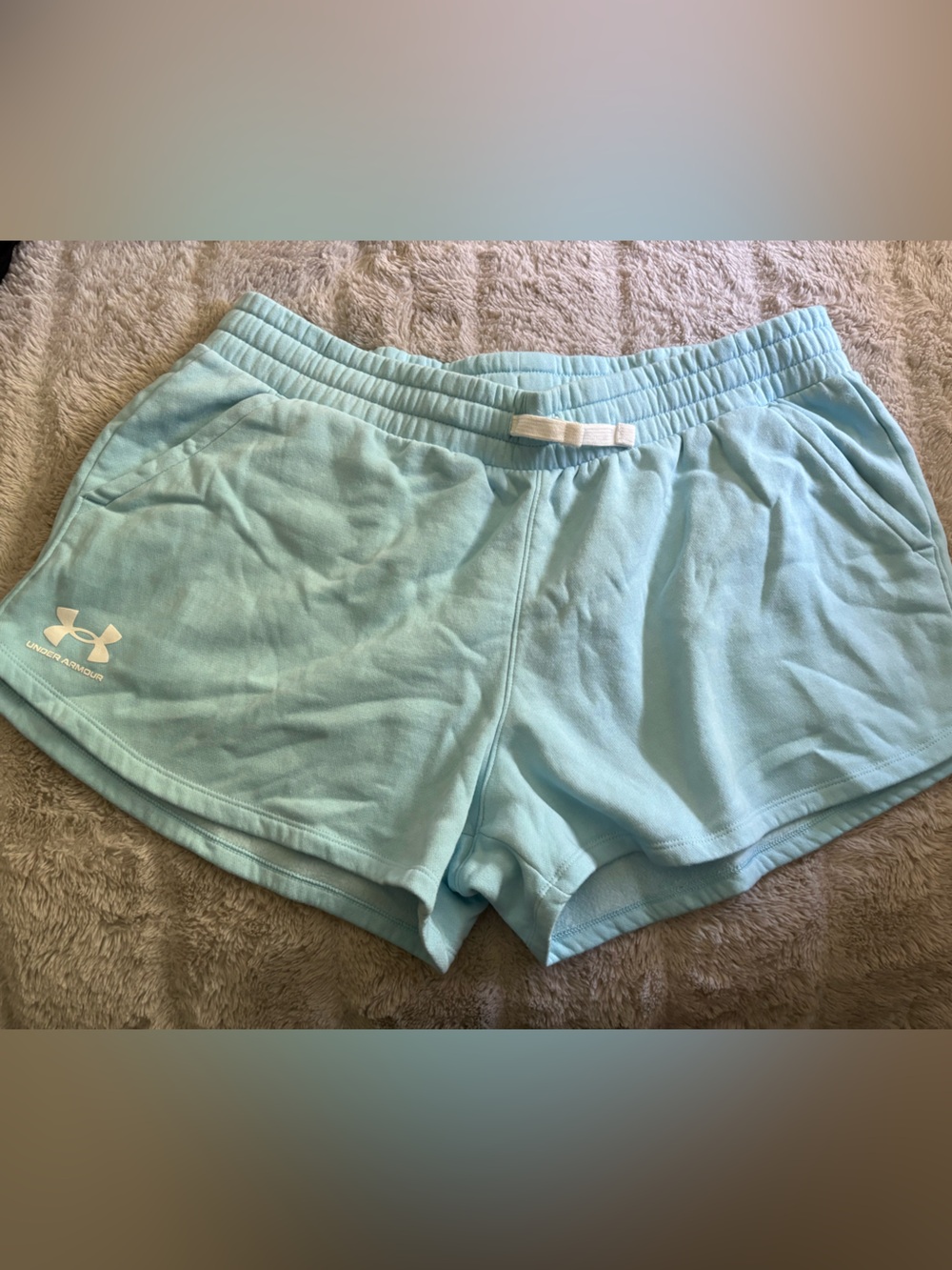 Under Armour Women’s Mint Blue Athletic Shorts